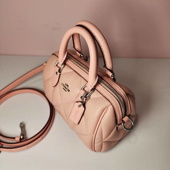 NWT Coach CJ524 Mini Rowan Crossbody With Puffy Diamond Quilting - Picture 2 of 6